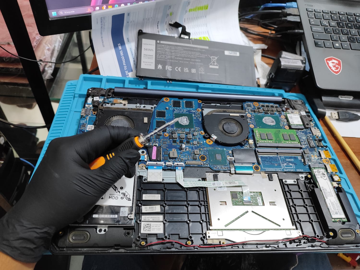 Mantenimiento Fisico de Laptop