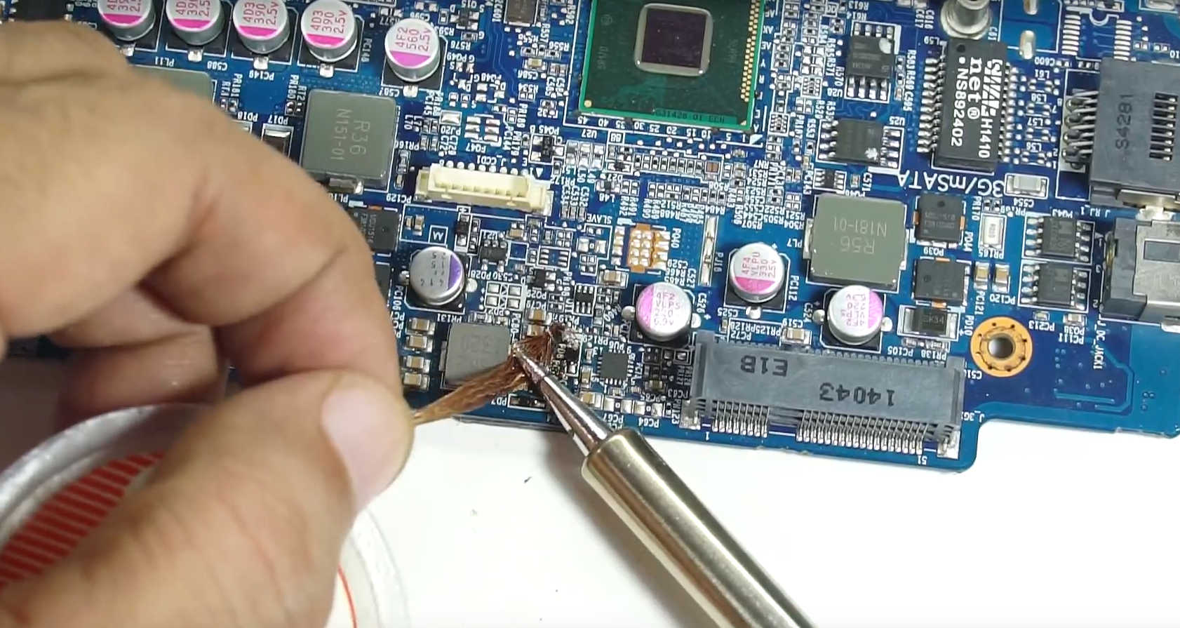 Reparación de Placa
